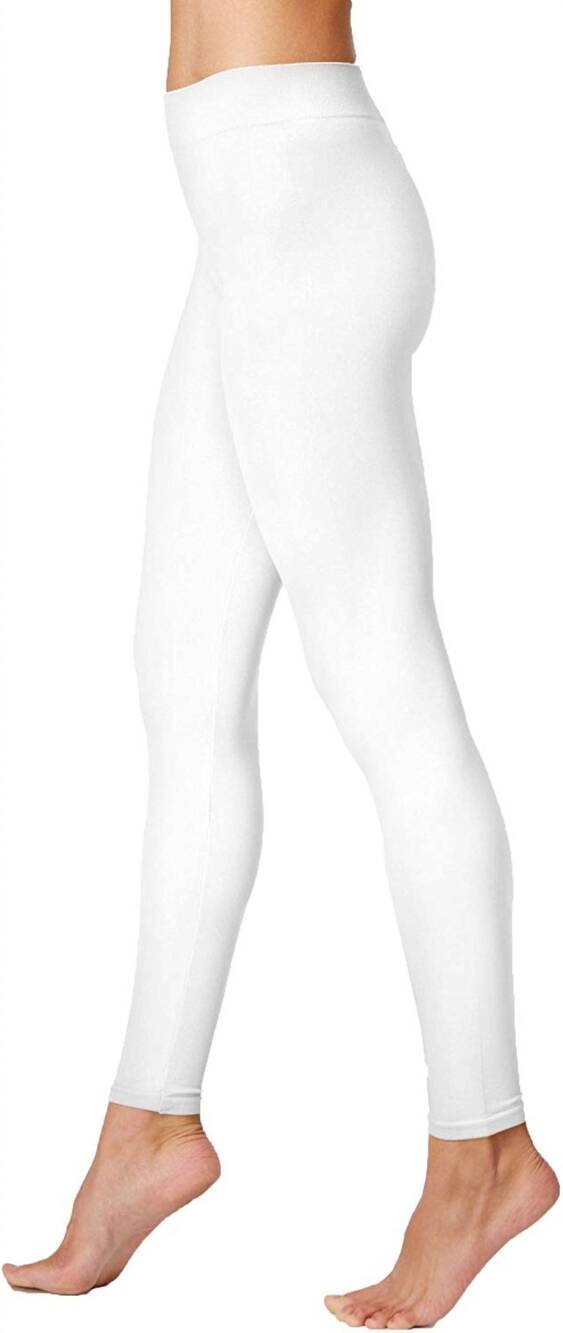 NEW FIRST LOOK women's seamless leggings in white